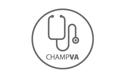 ChampVA insurance logo — insurance partner at EW Motion Therapy.