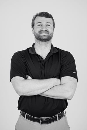 Professional headshot of Blake Tucker, a physical therapist in Birmingham, Alabama.