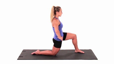 Hip flexor stretch